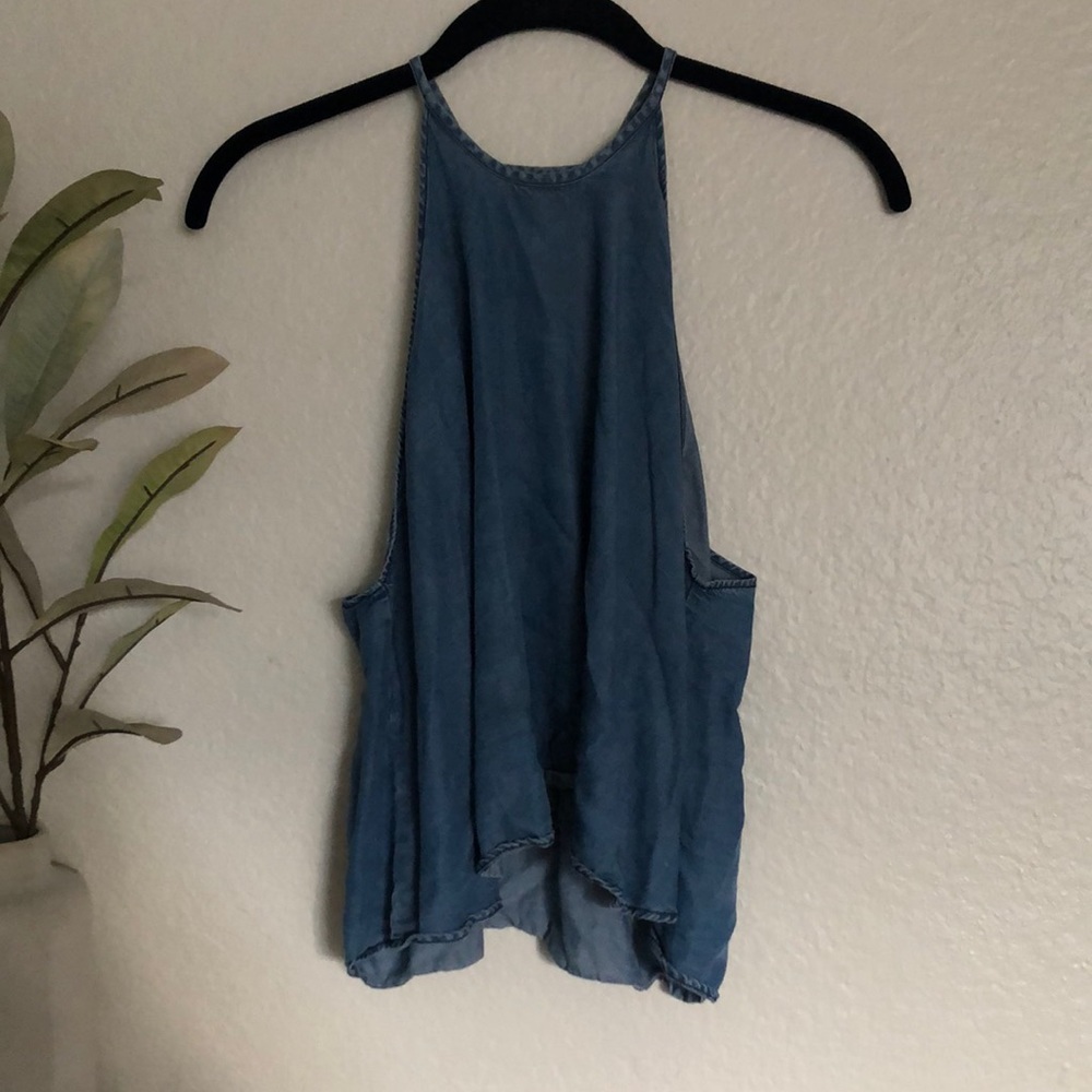 Zara Crop Jean Top.